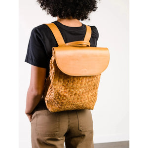 Elsa Basketweave Backpack