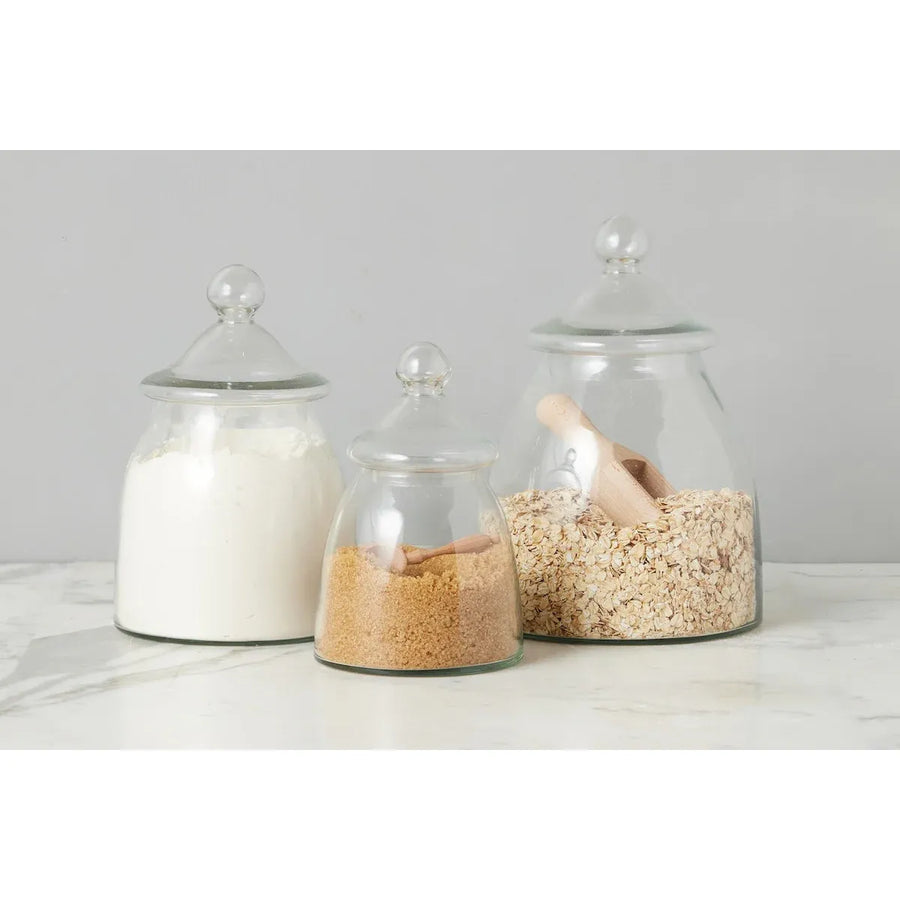 Vintage Glass Bon Bon Jar w/Lid | Large