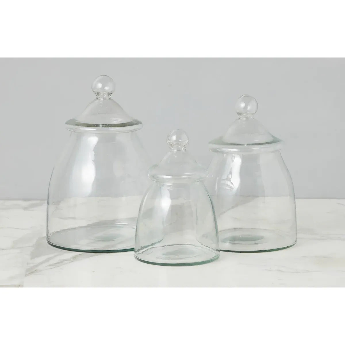 Vintage Glass Bon Bon Jar w/Lid | Small