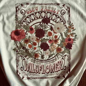 Vintage Style Wildflower SS Tee