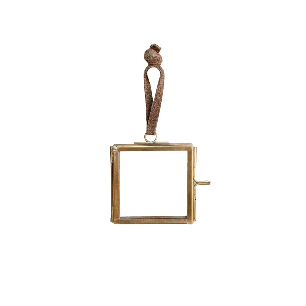 Ornament Frame w/Brass Finish