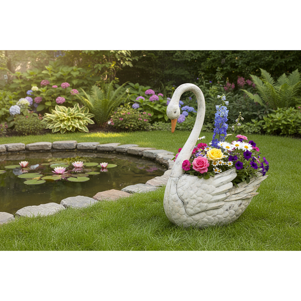 Swan Planter