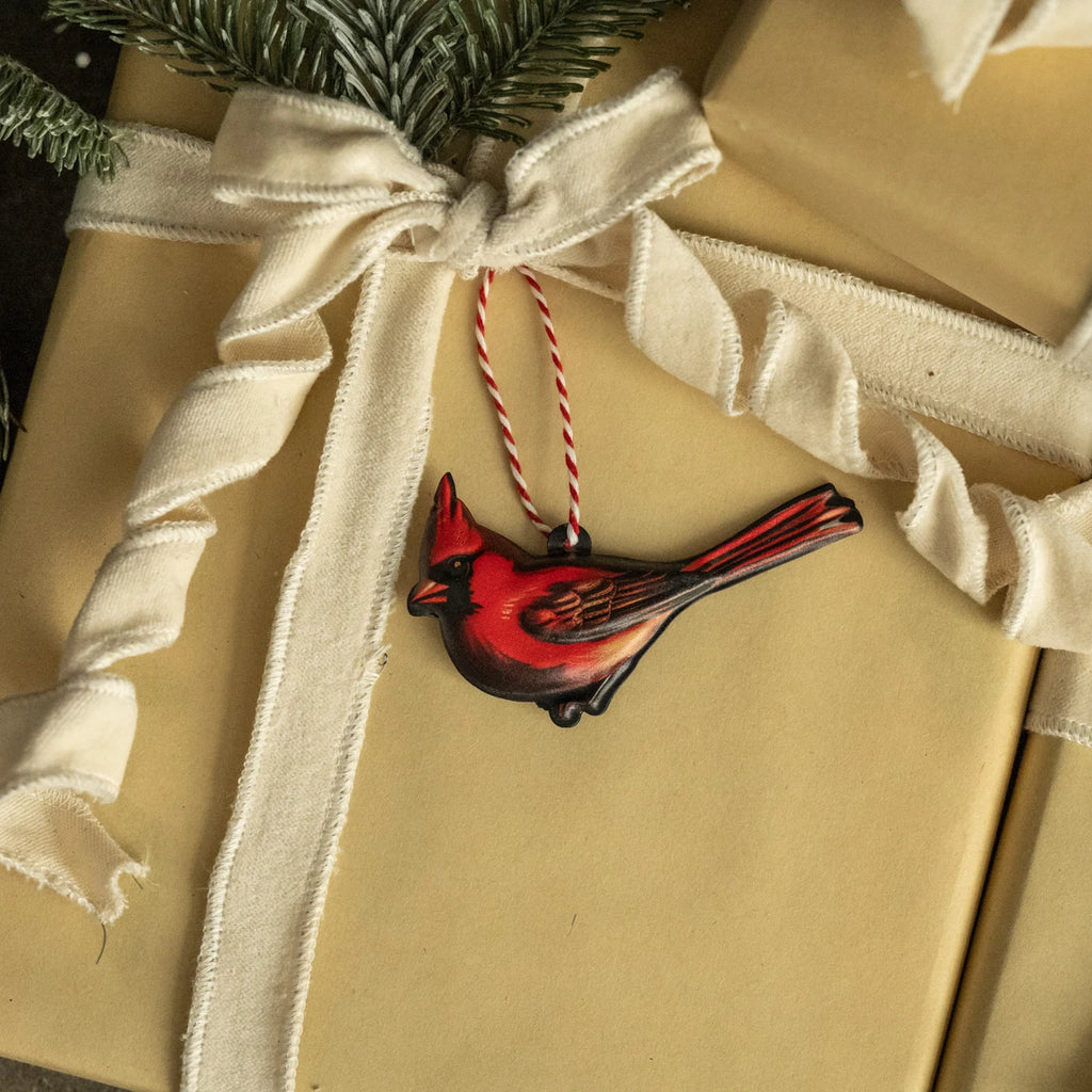 Metal Cardinal Ornament