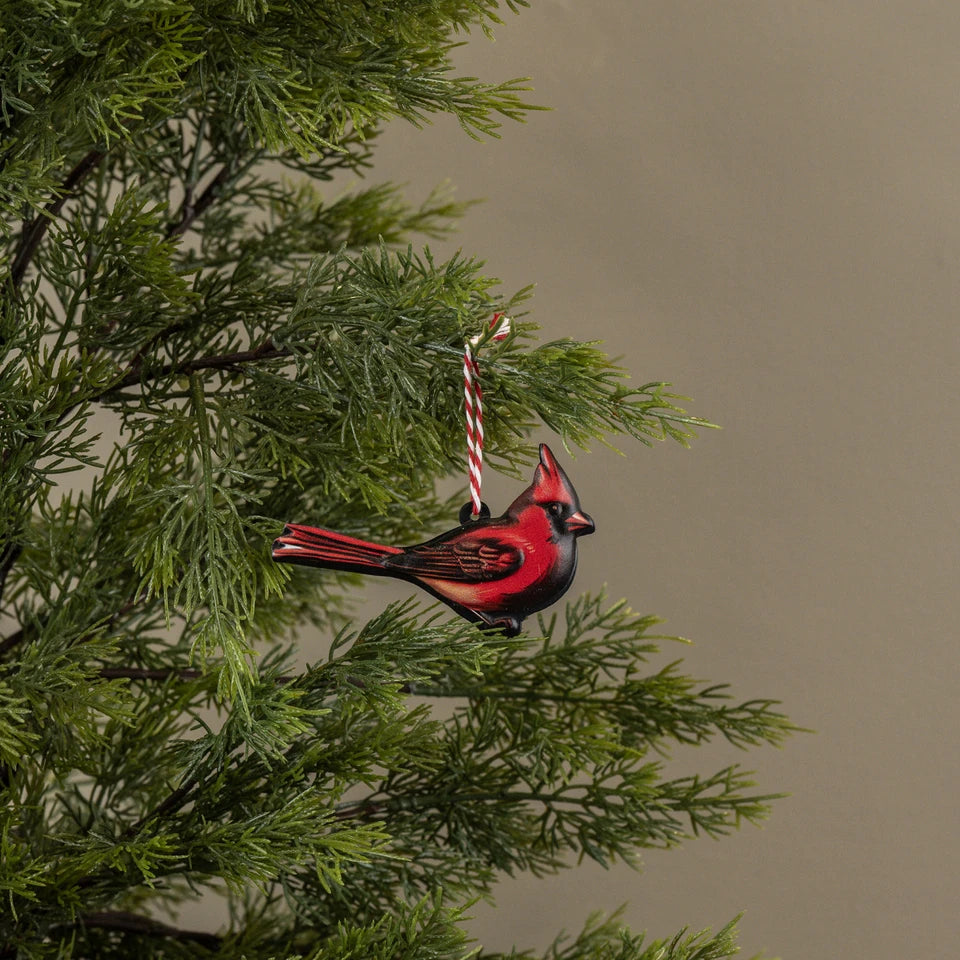 Metal Cardinal Ornament