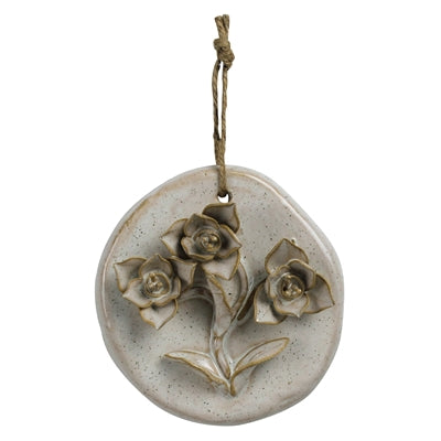 S/3 Botanical Ceramic Wall Blooms