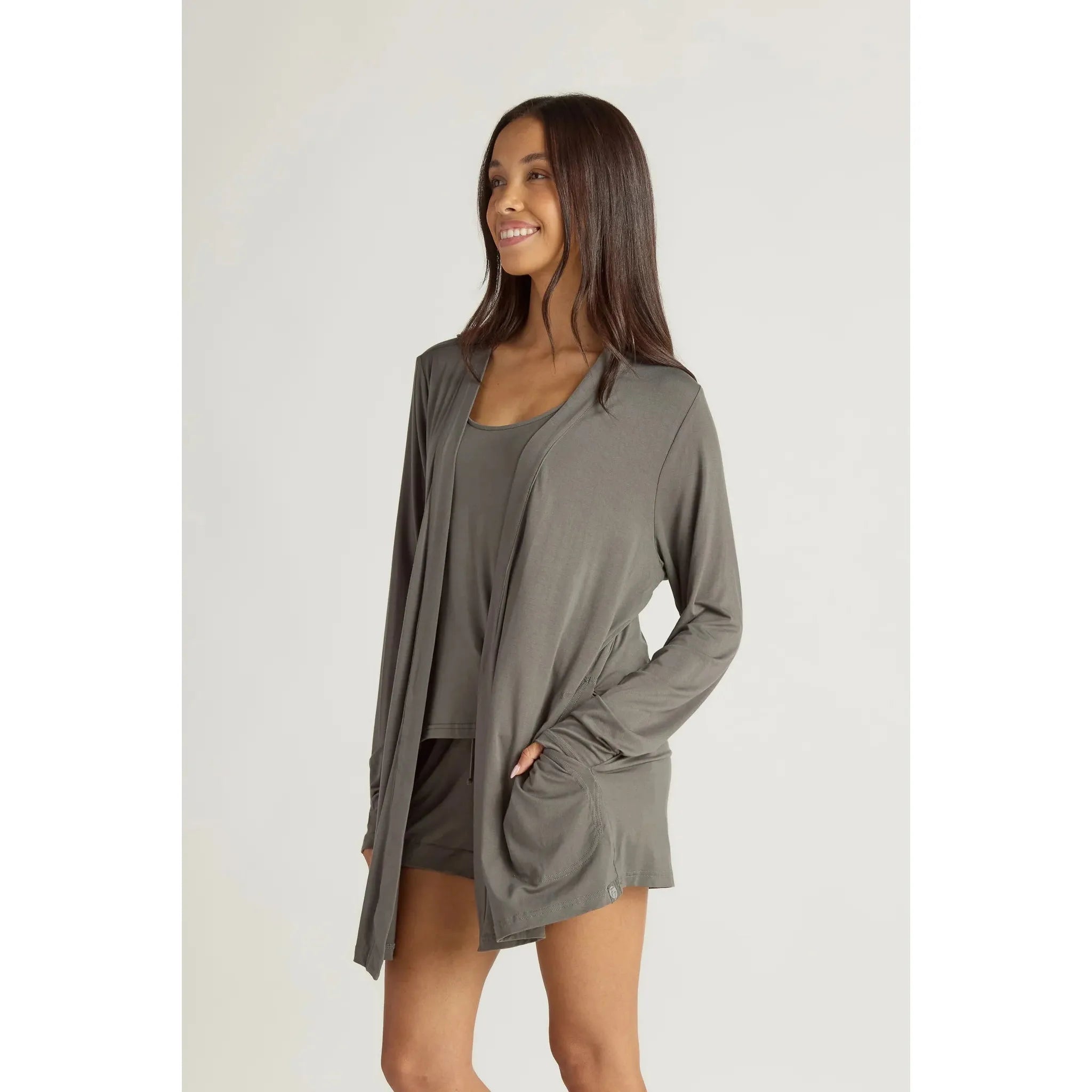 Swing Jacket | Earl Grey