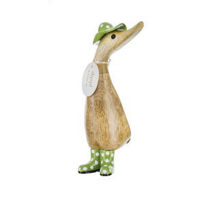 DCUK Spotty Hat & Boots Duckling