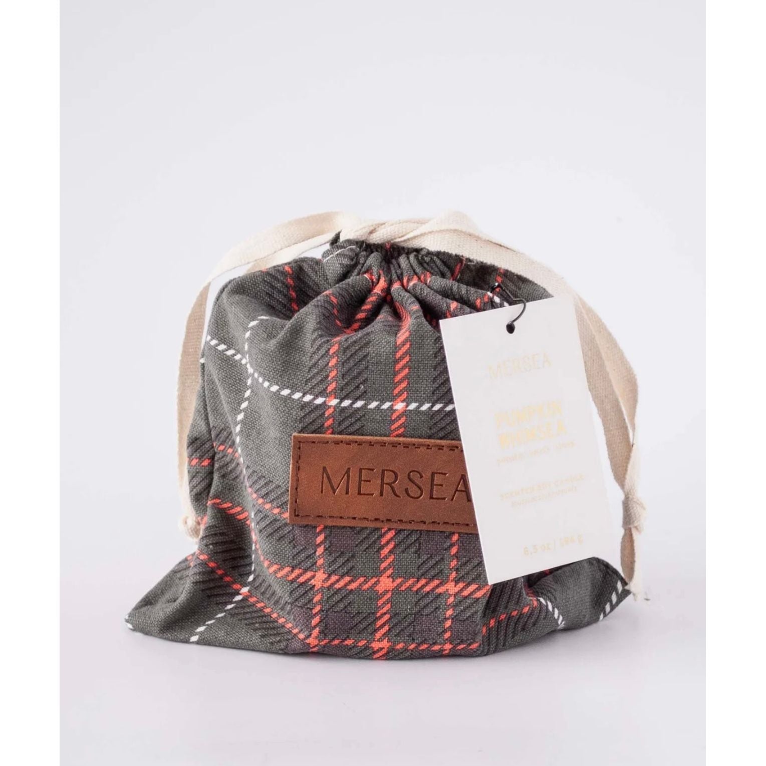 Plaid Bagged Candle