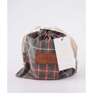 Plaid Bagged Candle