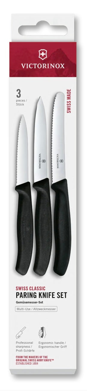 Swiss Classic Paring Knife Trio