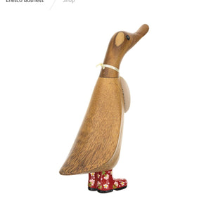 DCUK Floral Boots Ducklings