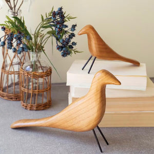 Carved Wood Birds