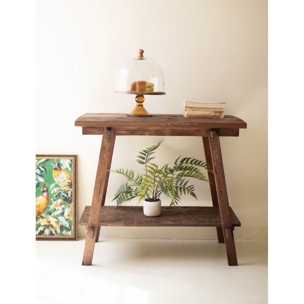 Reclaimed Teakwood Console Table