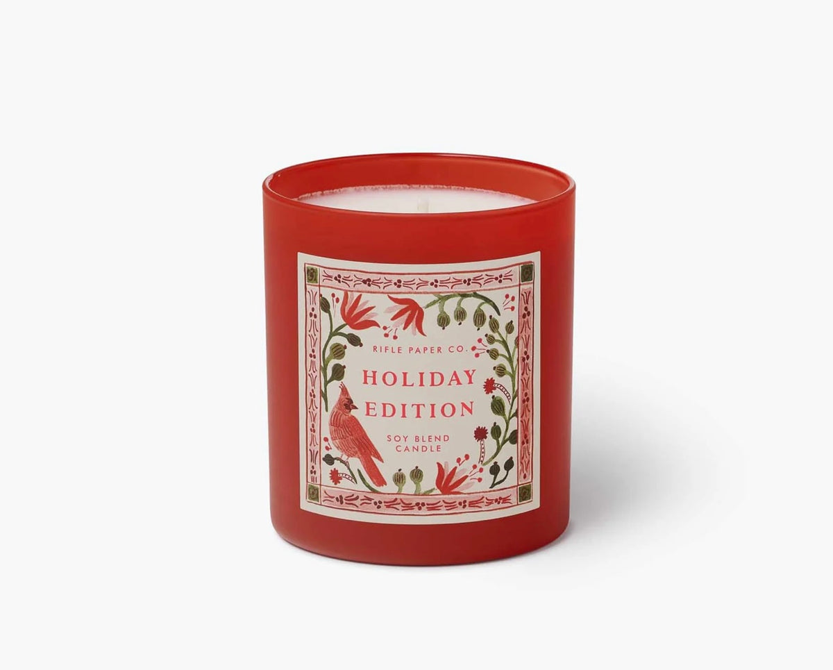 Cardinals Holiday Candle