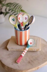 Hand-Painted Ceramic Spoon