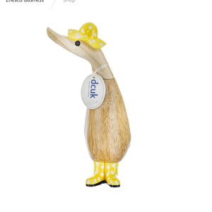 DCUK Spotty Hat & Boots Duckling