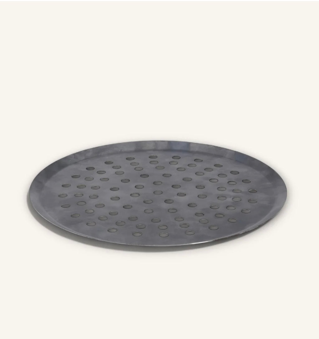 Perforated Blue Carbon Steel Pizza & Tart Sheet