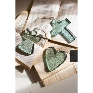 Glass Cross Suncatcher