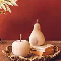 Carved Wood Fruit