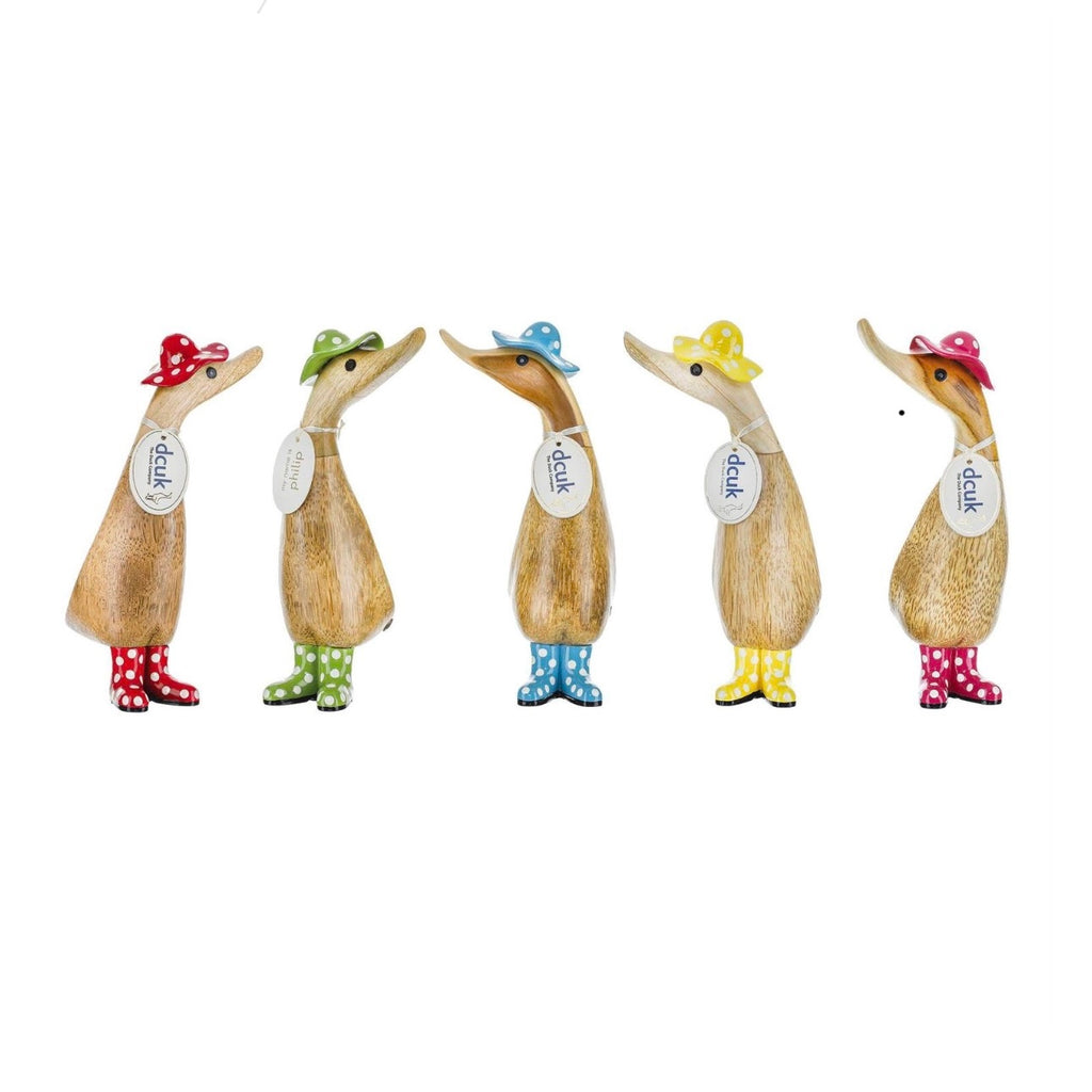 DCUK Spotty Hat & Boots Duckling
