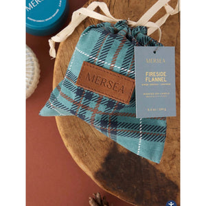 Plaid Bagged Candle