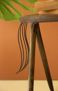 S/2 Iron Horse Accent Tables