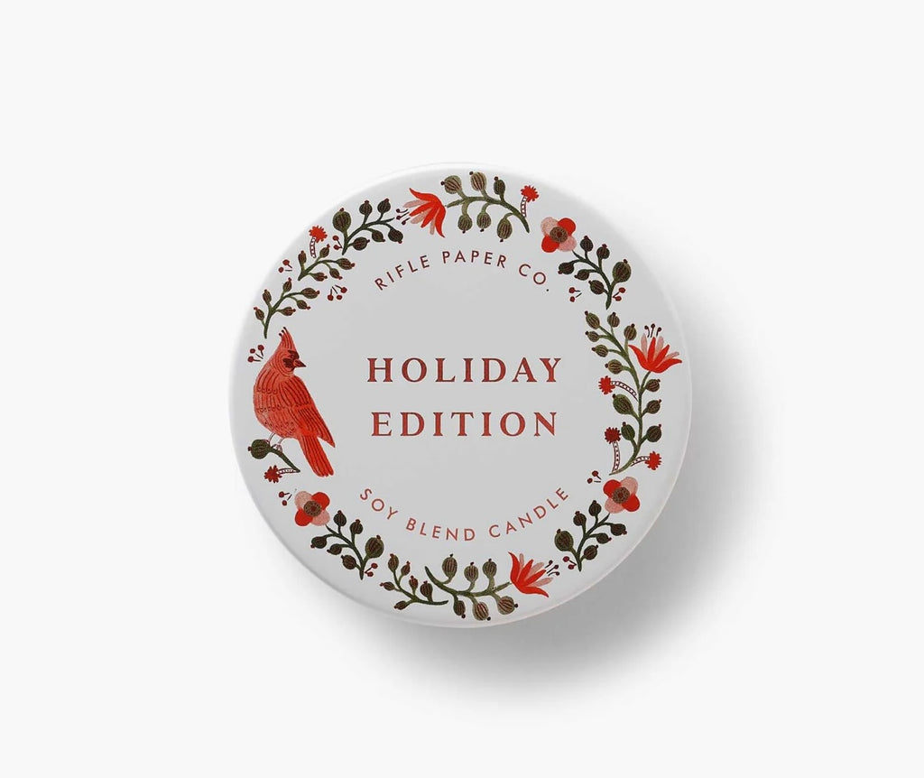 Cardinals Holiday Candle