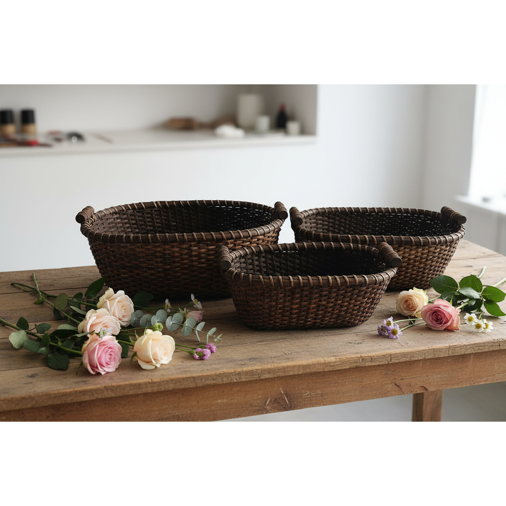 Rattan Arrangers Basket
