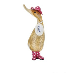 DCUK Spotty Hat & Boots Duckling