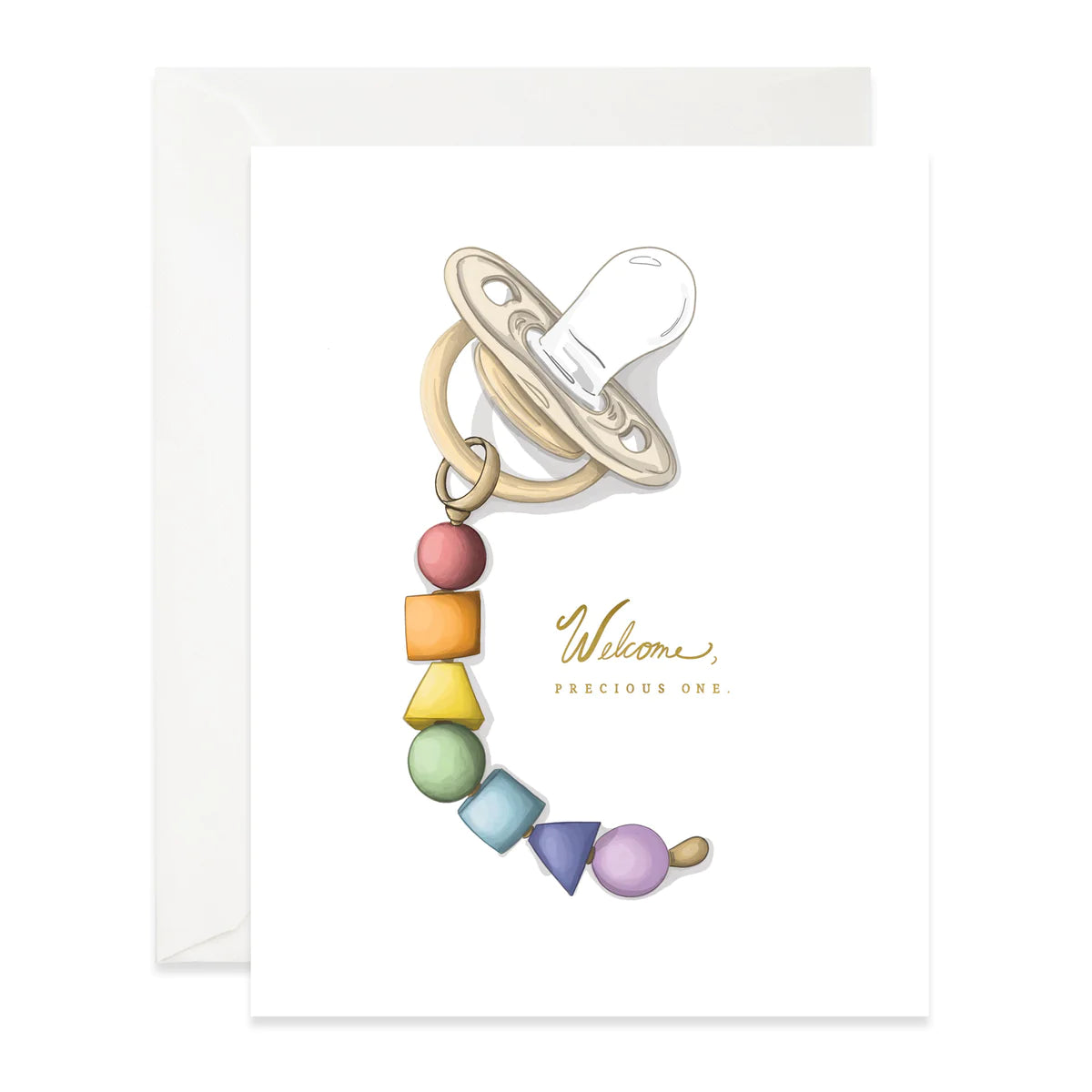 Greeting Card | Rainbow Pacifier