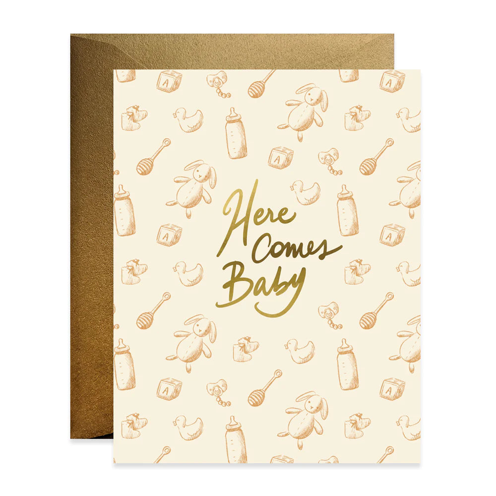 Greeting Card | Here Comes Baby