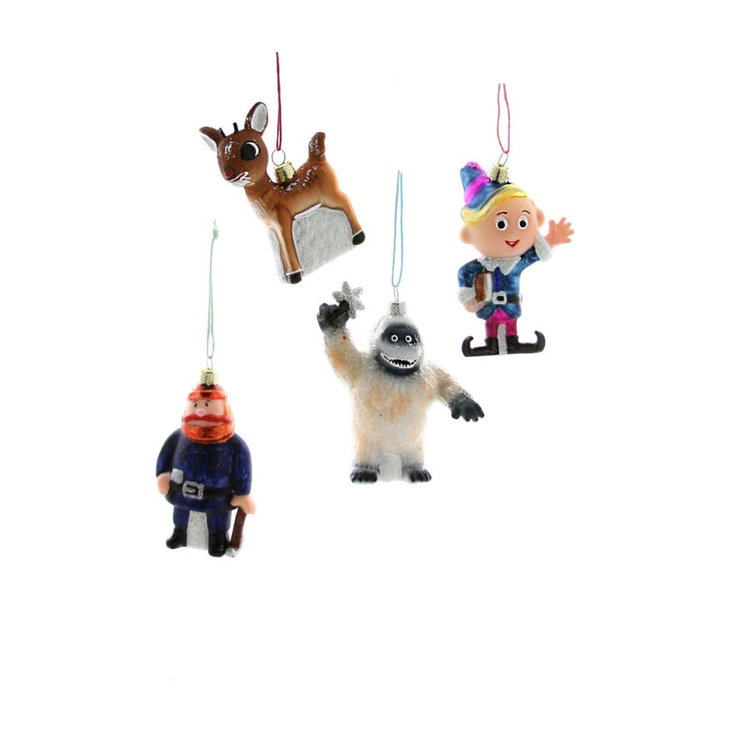 Retro Rudolph Characters  Ornaments