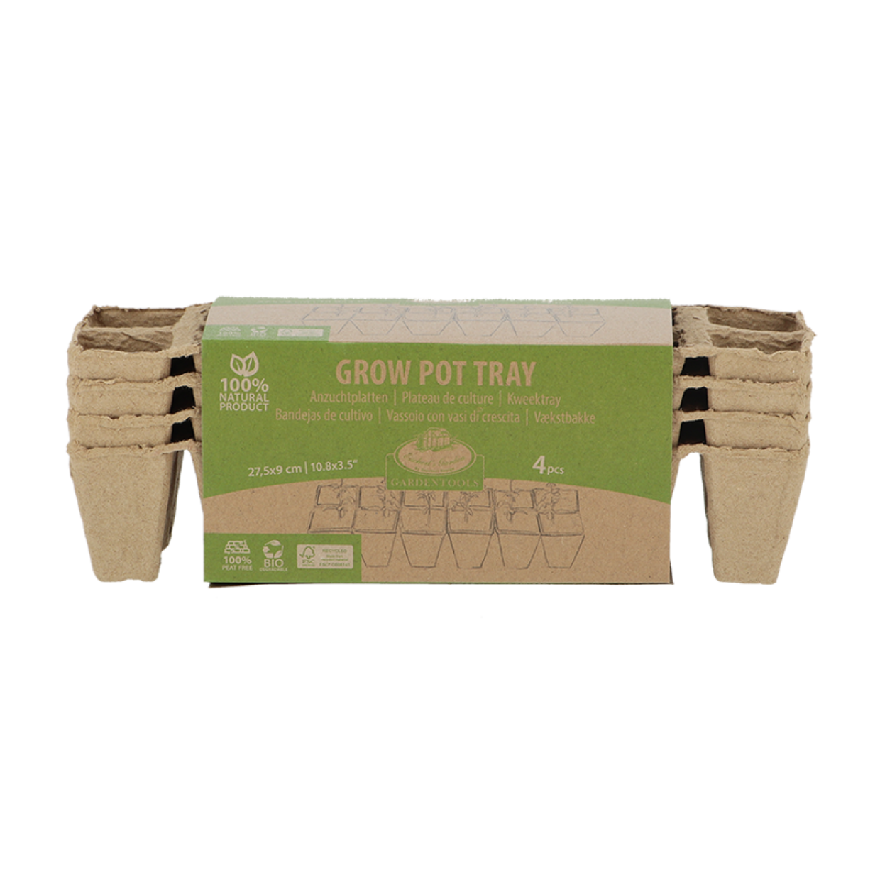 Rectangle Grow Pot | 4-PacK