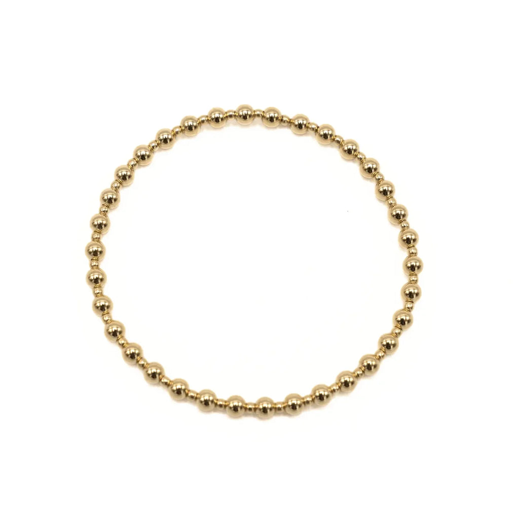 4mm+2mm+4mm Gold Filled Waterproof Dimension Bracelet
