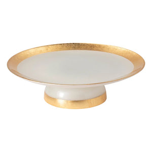 Camilla Collection | Glass Band Footed Plate