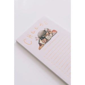 Cheese + Necessities Notepad