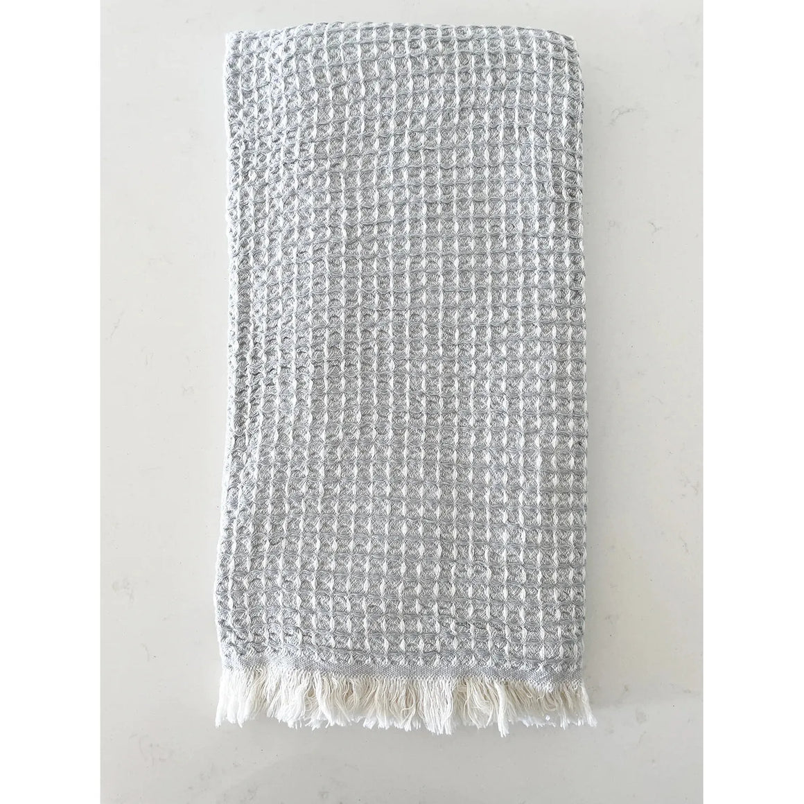 Turkish Cotton Waffle Bath Towel | 2-Tone