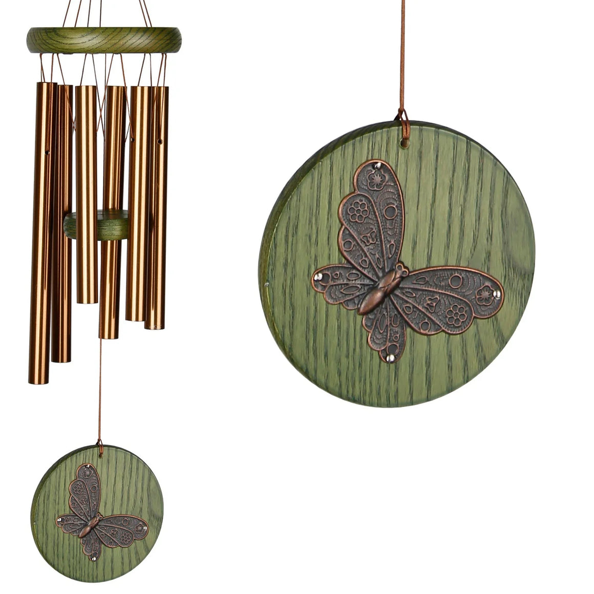 Woodstock Habitats™ Chime | Green Butterfly