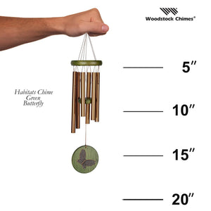 Woodstock Habitats™ Chime | Green Butterfly