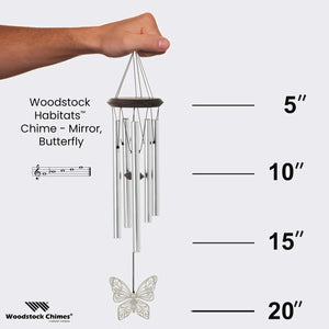 Woodstock Habitats™ Chime - Mirror | Butterfly