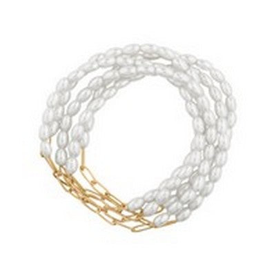 Honor Gold Pearl Bracelet