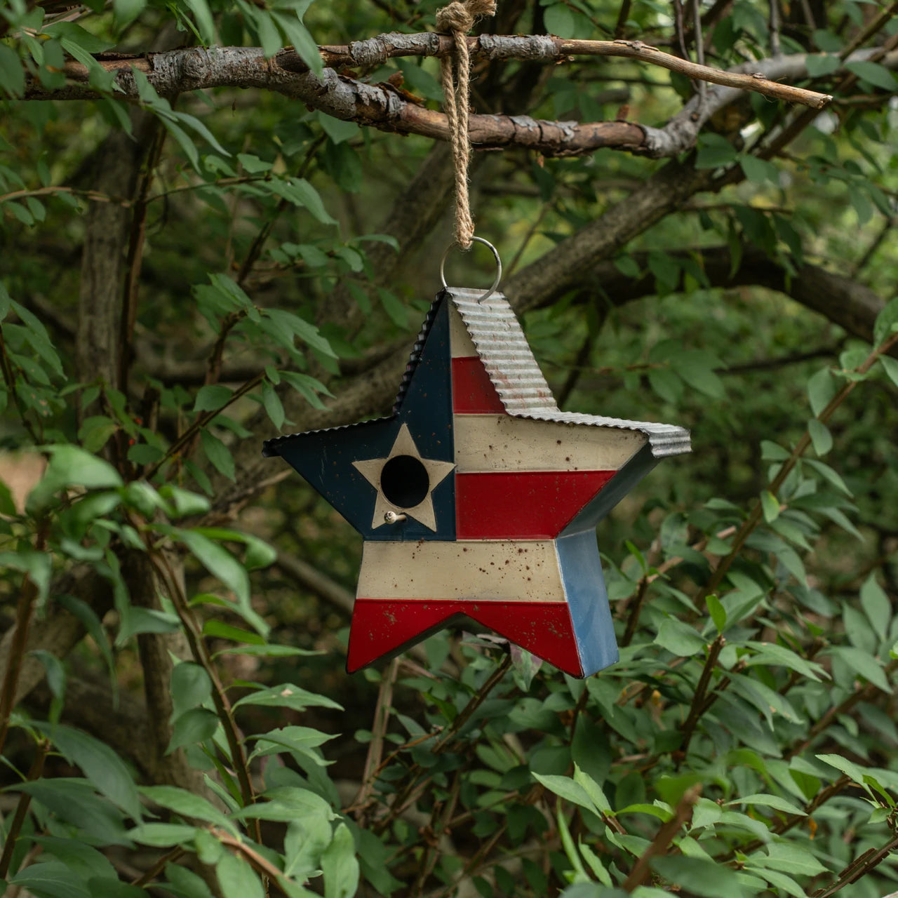 Patriotic Star Birdhouse
