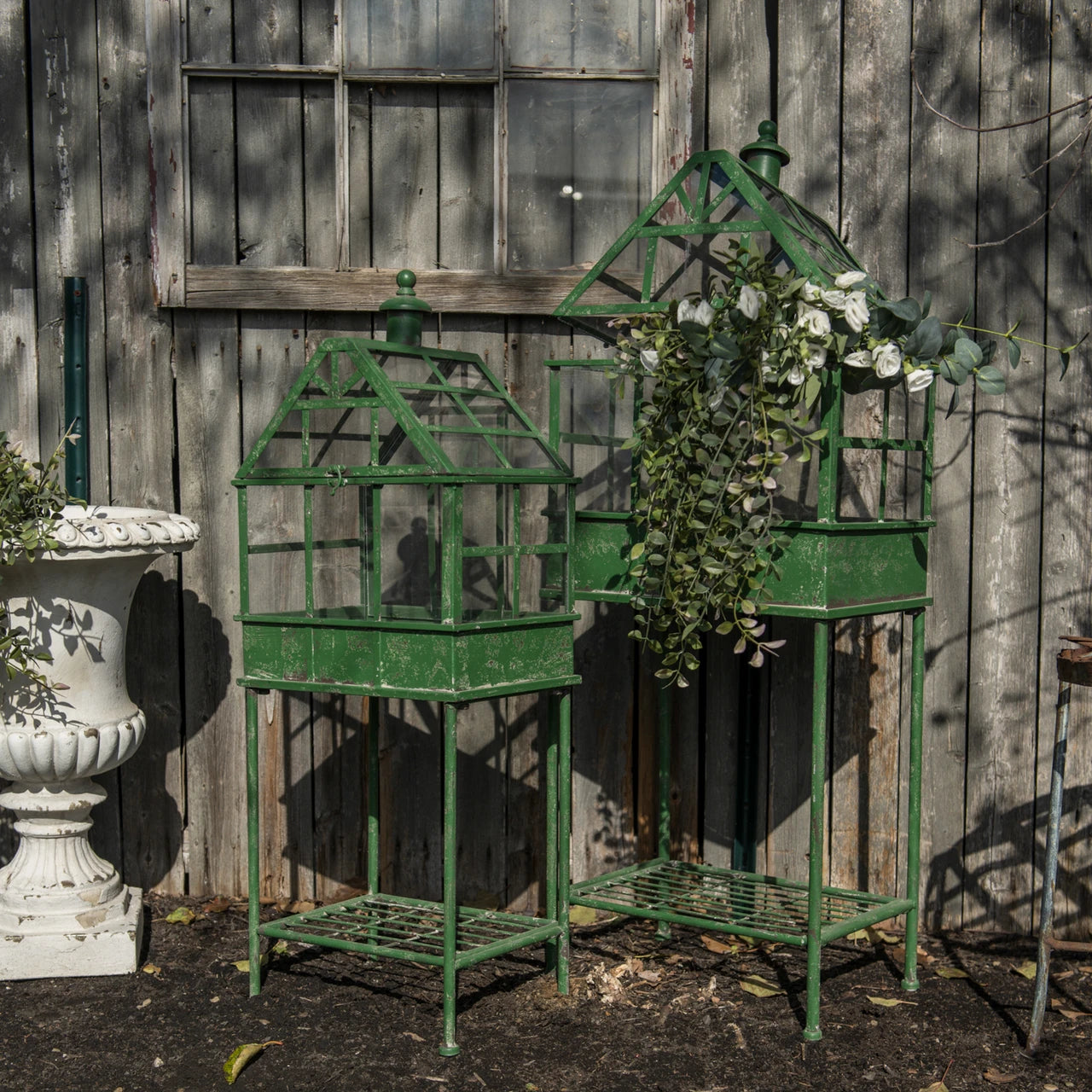 Garden Terrarium on Stand | Green