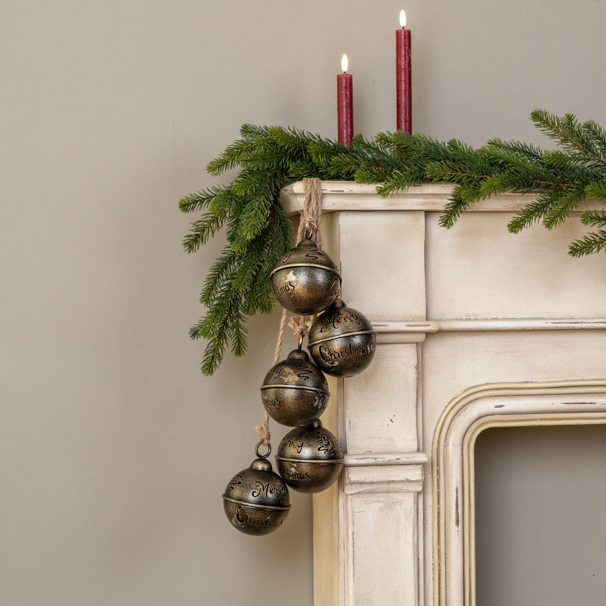 Antique Gold Bell Hanging Cluster