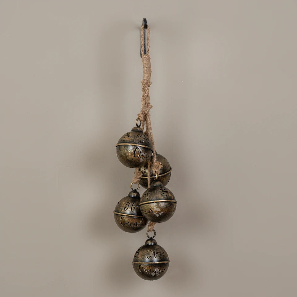 Antique Gold Bell Hanging Cluster