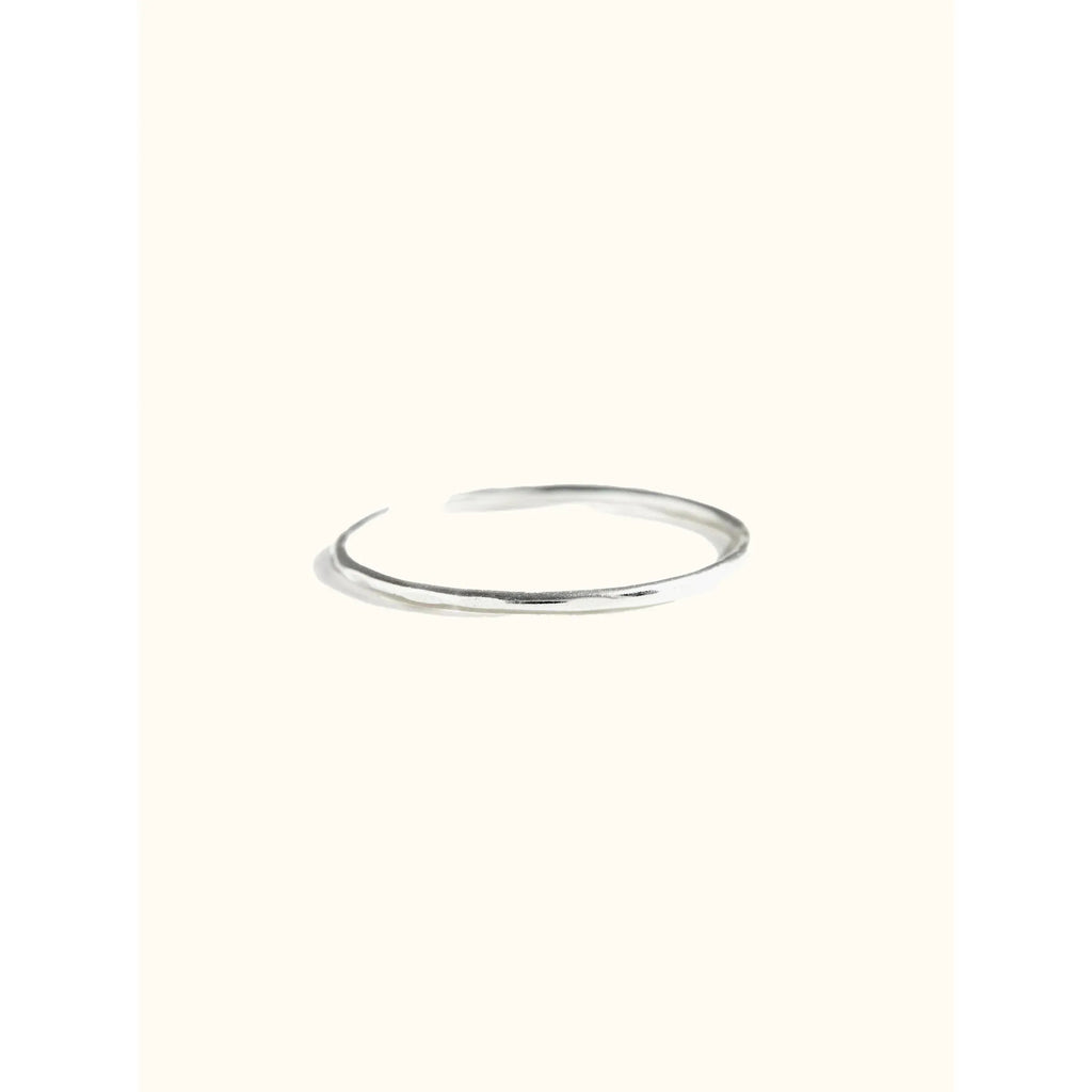 Hammered Stacking Thin Ring