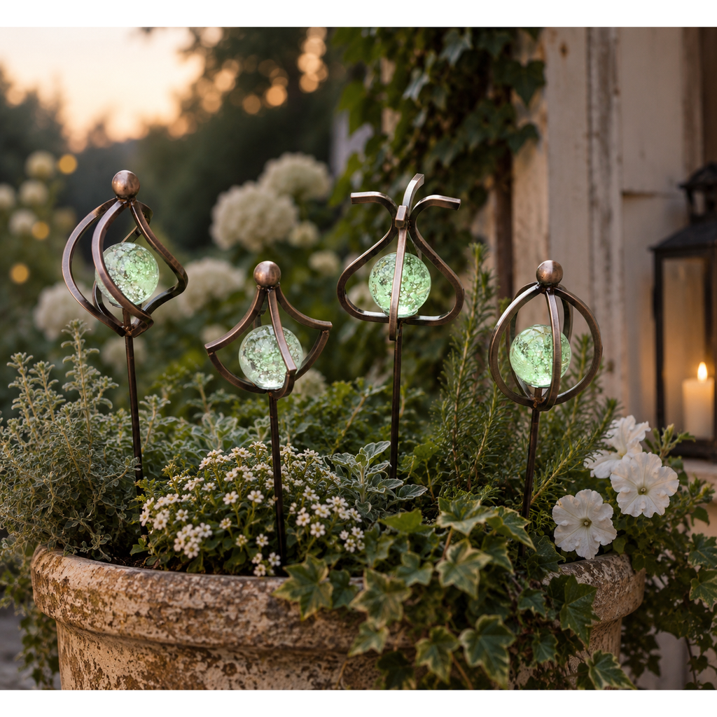 Illuminarie Glow Garden Pot Stakes