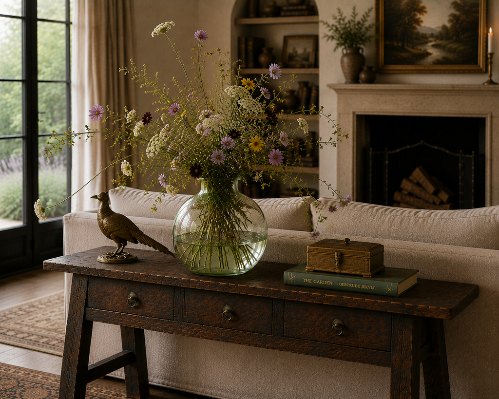 Collected Antique Butcher’s Console Table