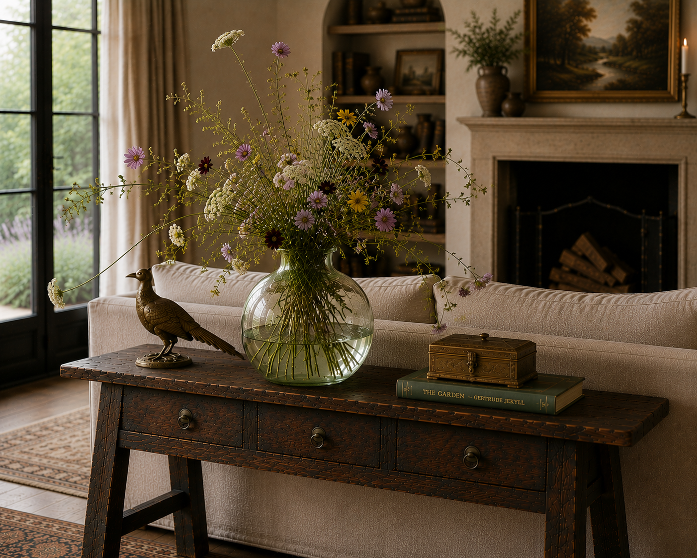 Collected Antique Butcher’s Console Table