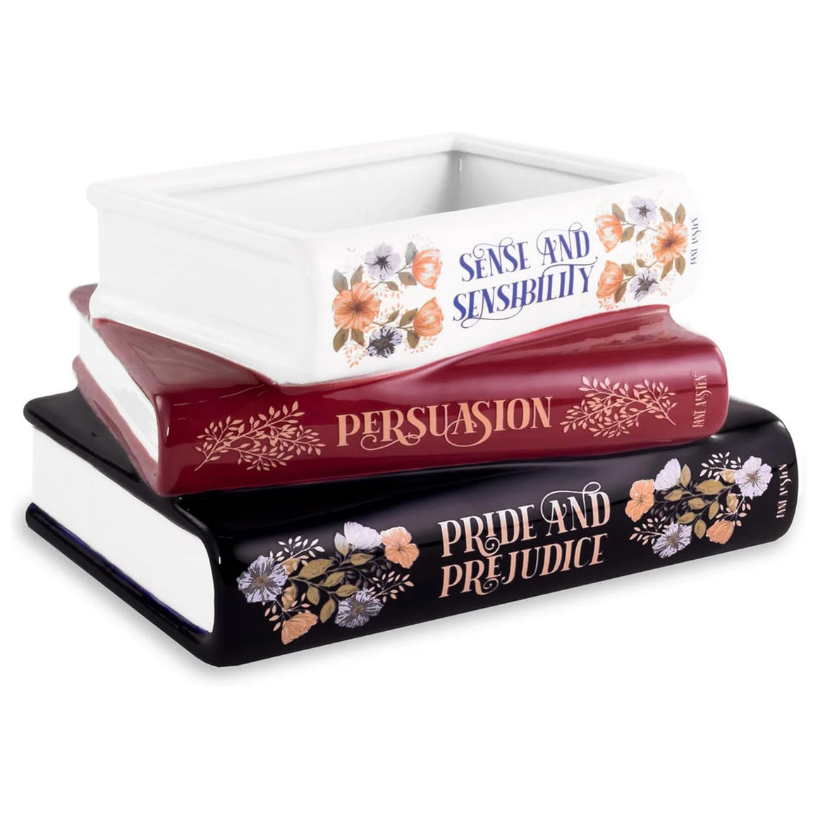 Stacked Book Vase | Jane Austen